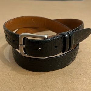 Allen Edmonds American alligator belt